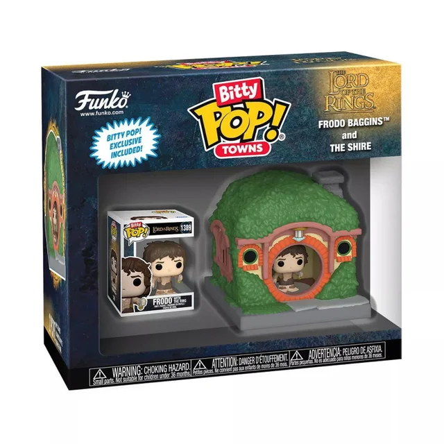 The Lord of the Rings Funko POP! Frodo Baggins Bitty POP Town at the Shire Vinyl Figure