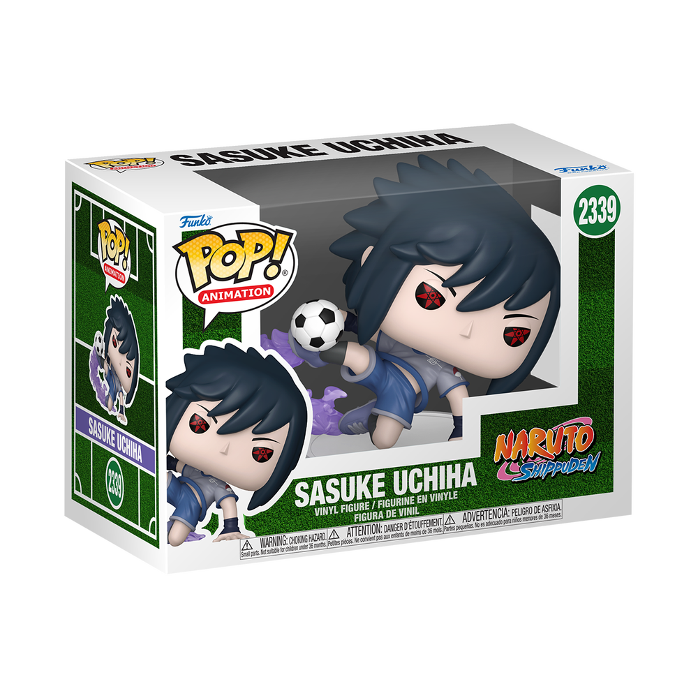 POP! Animation: Naruto Sasuke Uchiha Soccer Funko POP Vinyl Image 1