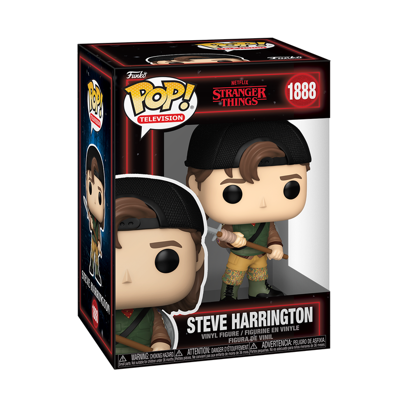 Pop! Stranger Things Steve Harrington with Spear Funko POP Vinyl Image 1