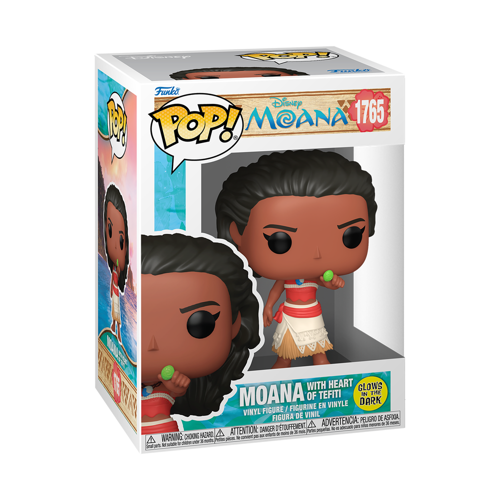 Pop! Moana with Heart of Te Fiti (Glow) Funko POP Vinyl Image 1