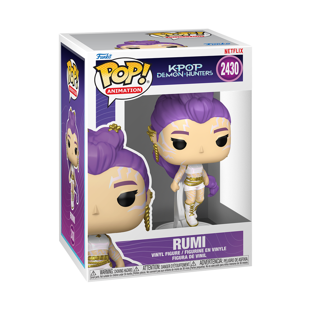 KPop Demon Hunters Funko POP! Rumi With Chance of Glow Chase Vinyl Figure Image 1