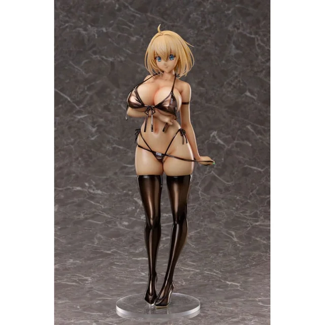 FREEing Sophia F. Shirring 10-Inch PVC Statue - Black Bikini Ver. - Bunny Suit Planning Manga & Anime