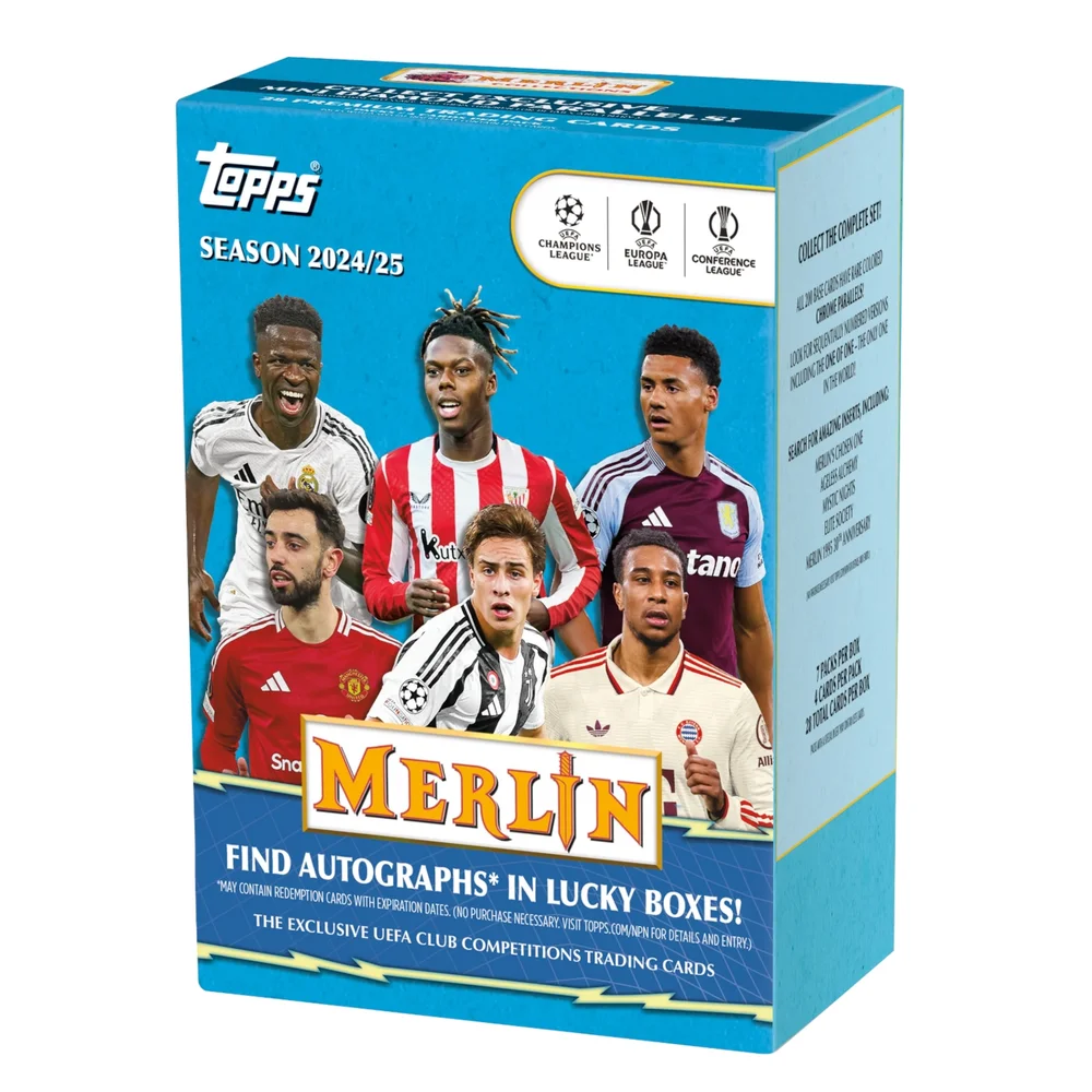 2025 Topps Merlin UEFA Club Competitions Value Box Image 1