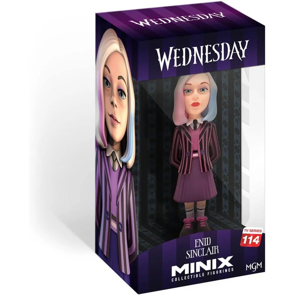 BANDAI MINIX WEDNESDAY ENID SINCLAIR 12CM Image 1