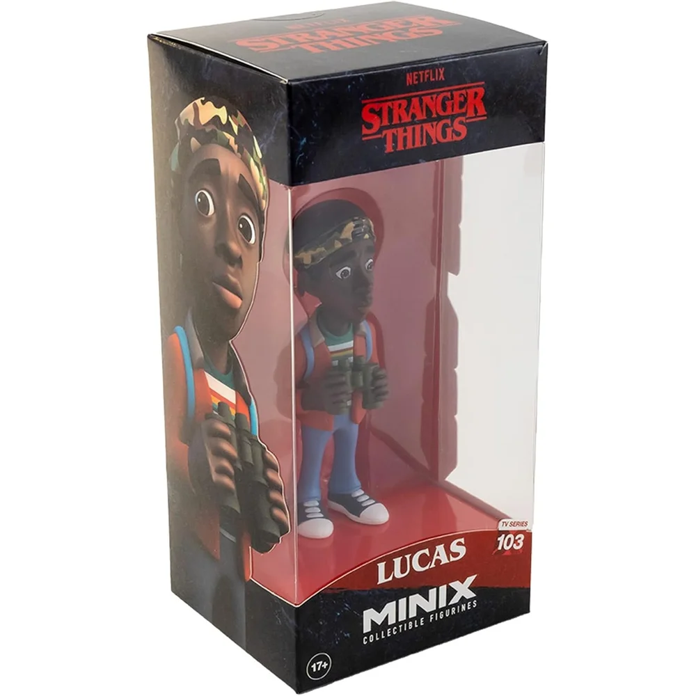 BANDAI MINIX STRANGER THINGS LUCAS 12CM Image 1