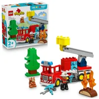 LEGO DUPLO Fire Engine with Hose and Firefighter Toy 10473 - undefined undefined