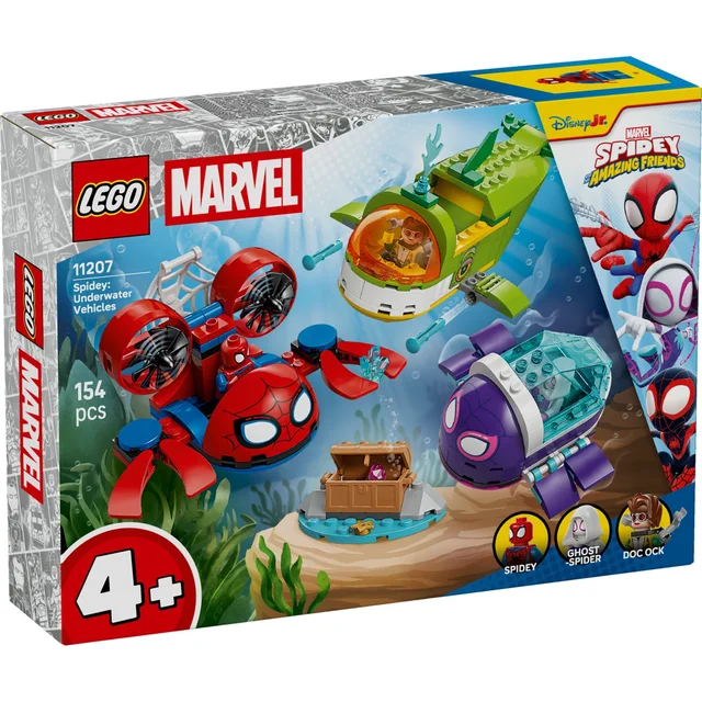LEGO | Marvel Spidey: Underwater Vehicles Building Toy 11207