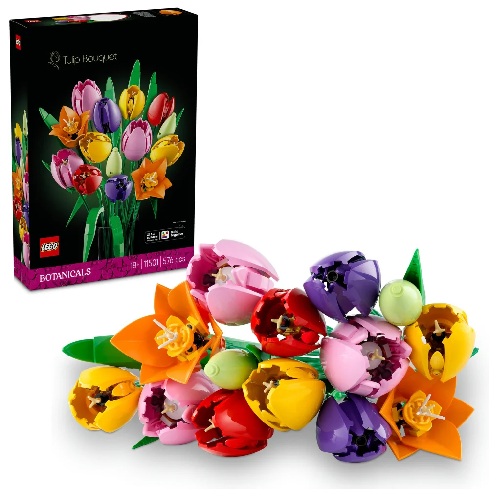 LEGO Botanicals Tulip Bouquet Artificial Flowers Set 11501 Image 1