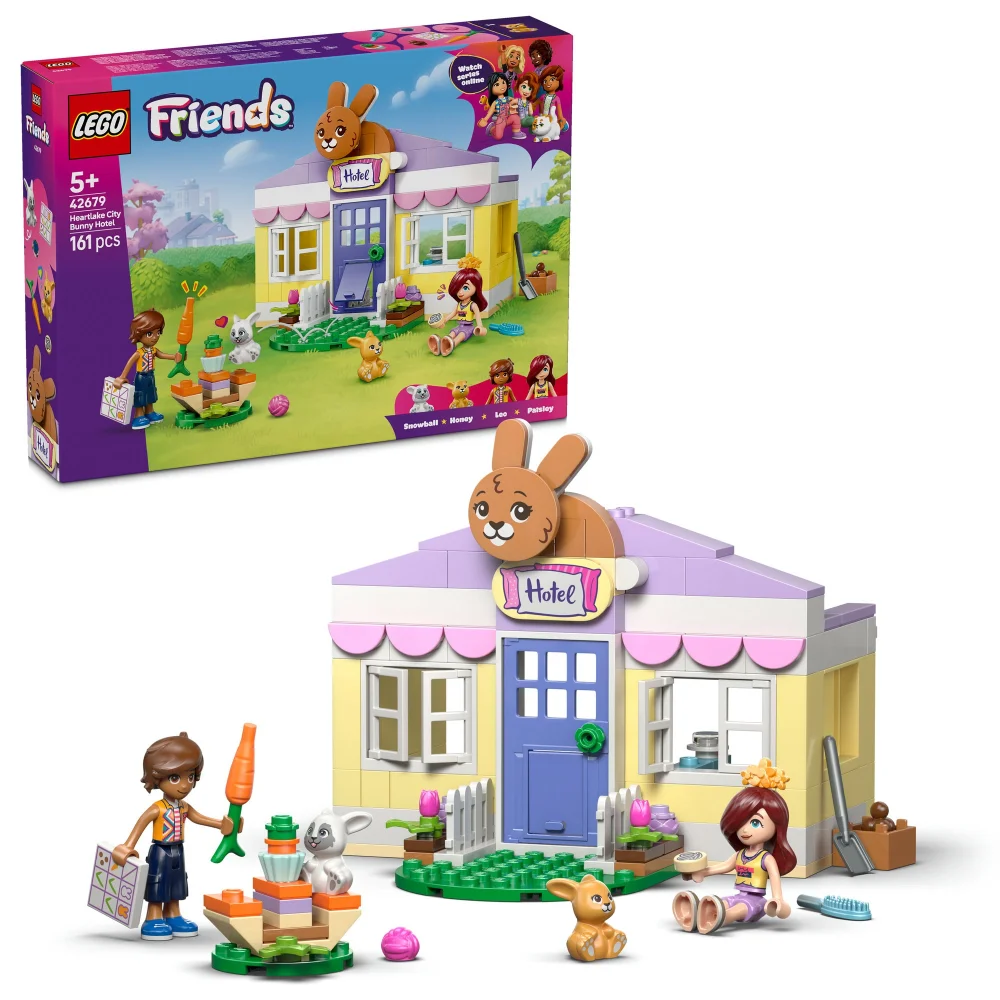LEGO Friends Heartlake City Bunny Hotel Toy for Kids 42679 Image 1