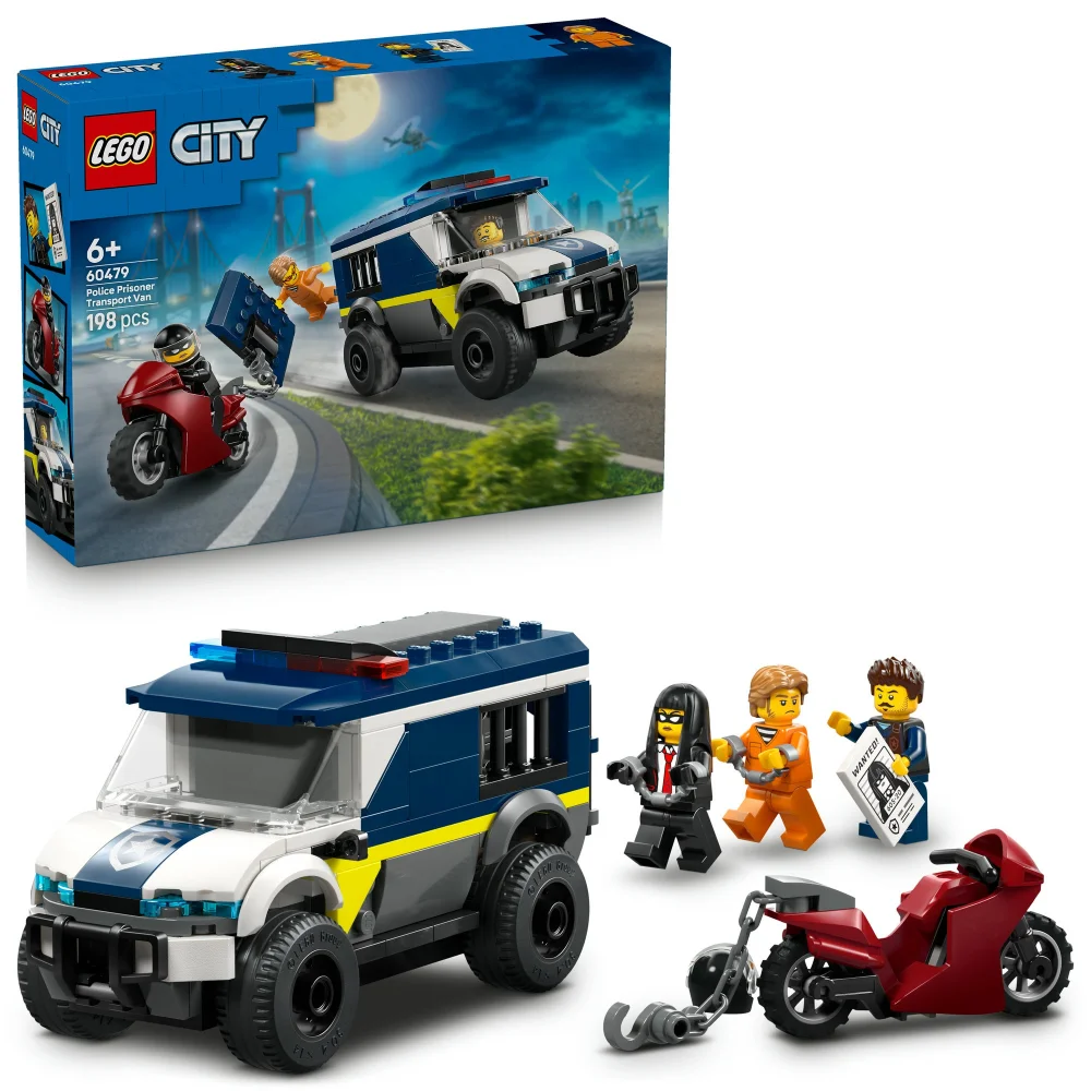 LEGO City Police Prisoner Transport Van Building Toy 60479 Image 1