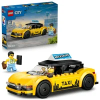 LEGO City Yellow Taxi Model Car Kit with 2 Minifigures 60487 - undefined undefined