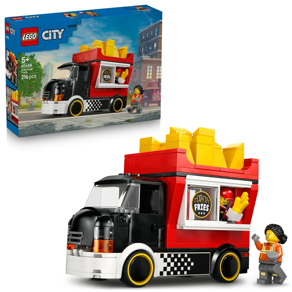 LEGO City Fries Food Truck Toy Building Set 60488 Image 1