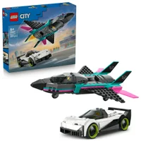 LEGO City Jet vs. Car Toy Cars and Jet Toy Playset 60489 - undefined undefined