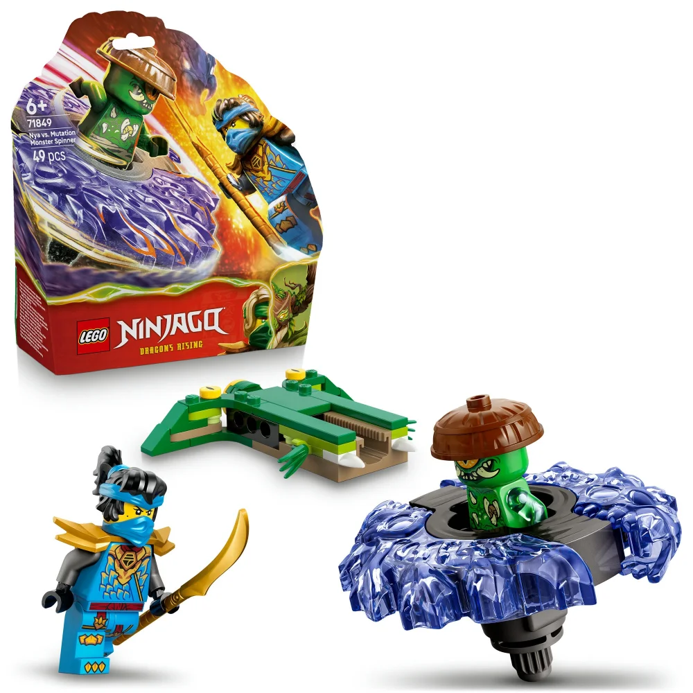 LEGO NINJAGO Nya vs. Mutation Monster Spinner Toy 71849 Image 1
