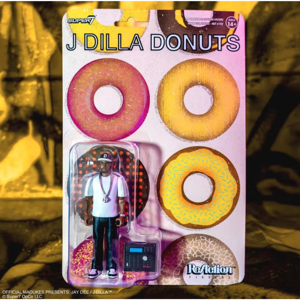 J Dilla ReAction Figures Wave 1 - J Dilla (Donuts - Album Cover J Dilla ReAction Figures Wave 1 - J Dilla (Donuts - Album Cover