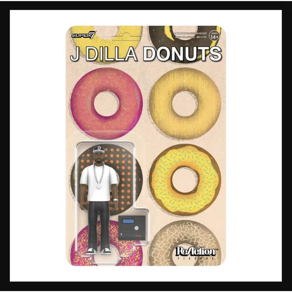 J Dilla ReAction Figures Wave 1 - J Dilla (Donuts - Album Cover J Dilla ReAction Figures Wave 1 - J Dilla (Donuts - Album Cover