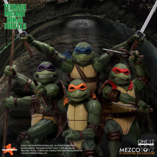 TMNT 1990 MOVIE ONE:12 COLLECTIVE BOX SET - TEENAGE MUTANT NINJA TURTLES