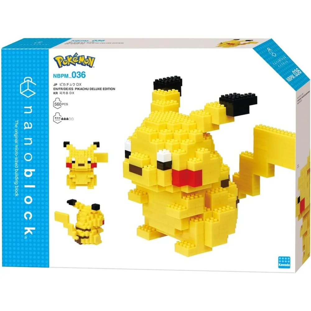 Nanoblock - Pokemon DX - Giant Pikachu (560 pieces) Image 1
