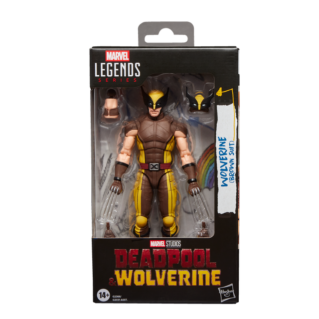 Hasbro Marvel Legends Series Wolverine (Brown Suit), Marvel Studios' Deadpool & Wolverine 6" Action Figure