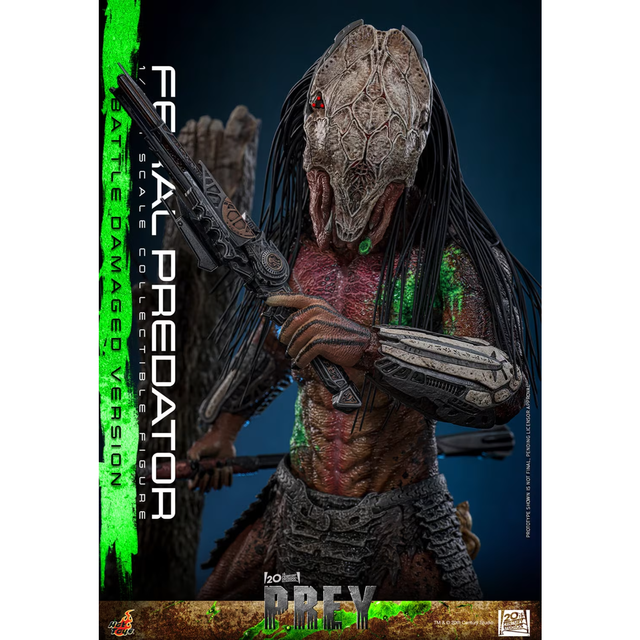 Hot Toys 1/6 Feral Predator Battle Damaged - Prey