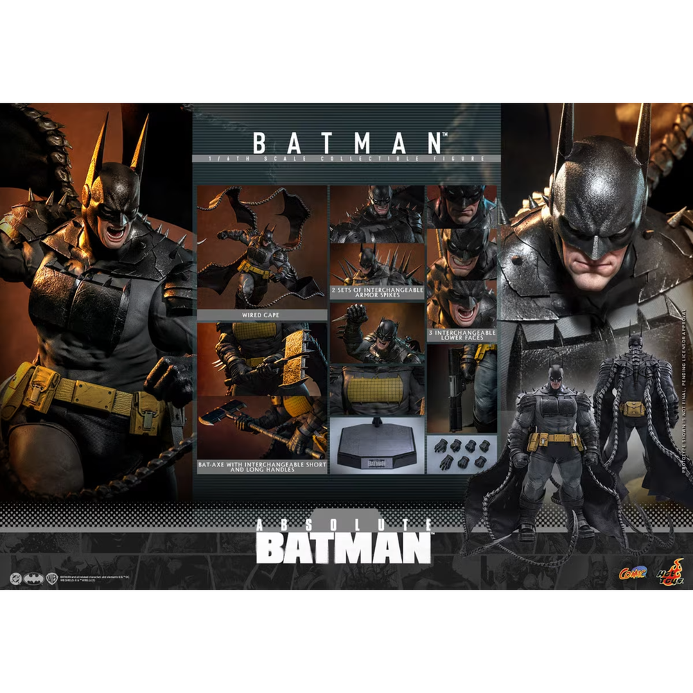 Hot Toys 1/6 Batman - Absolute Batman Figure | Zavvi UK Hot Toys 1/6 Batman - Absolute Batman Figure | Zavvi UK