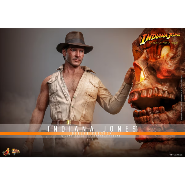 Hot Toys 1/6 Indiana Jones Deluxe - Indiana Jones and the Temple of Doom Figure