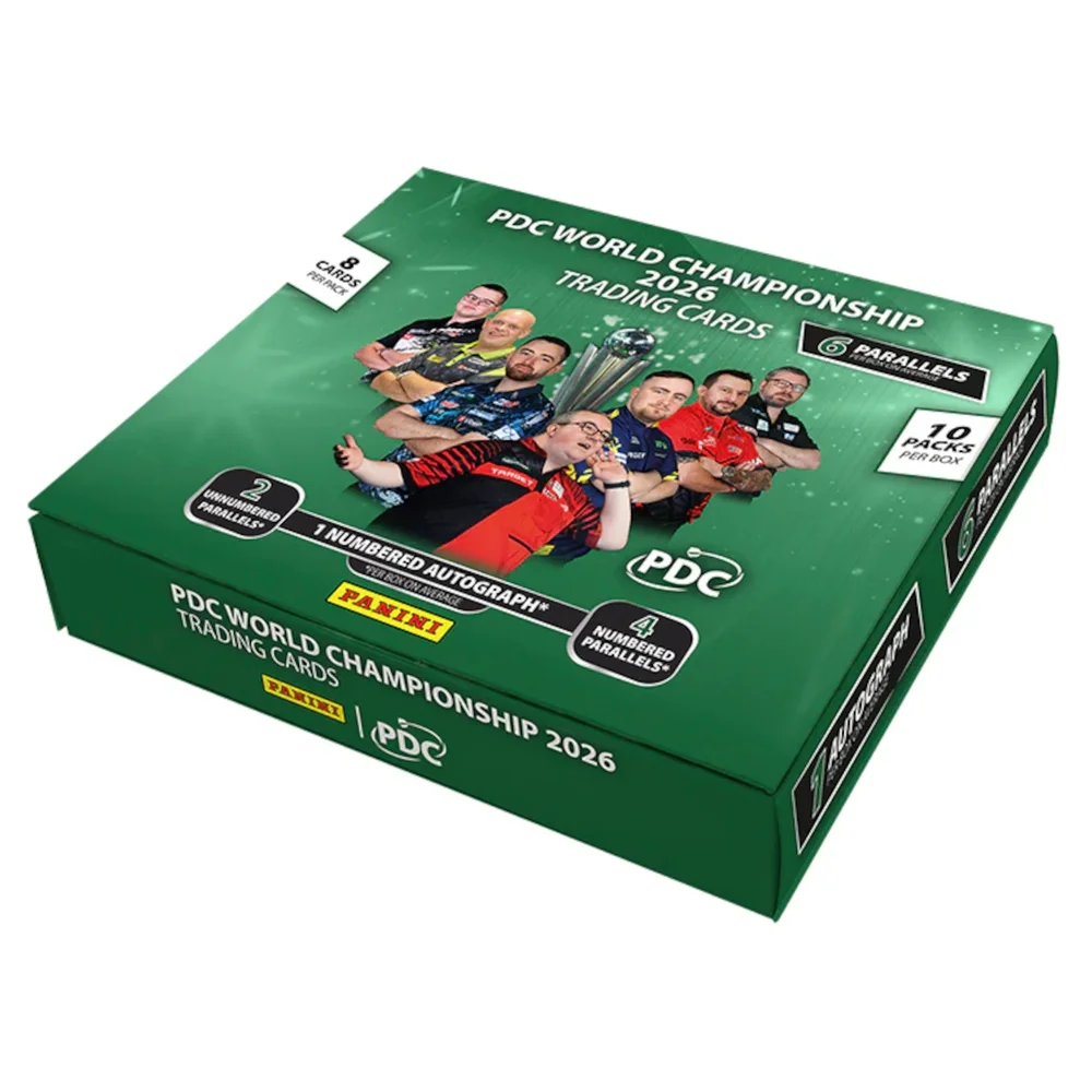 Panini PDC World Championship Darts 2026 Trading Card Collection Premium Box Image 1