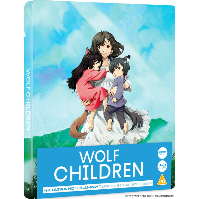 Wolf Children Steelbook 4K Ultra HD (includes Blu-ray)
