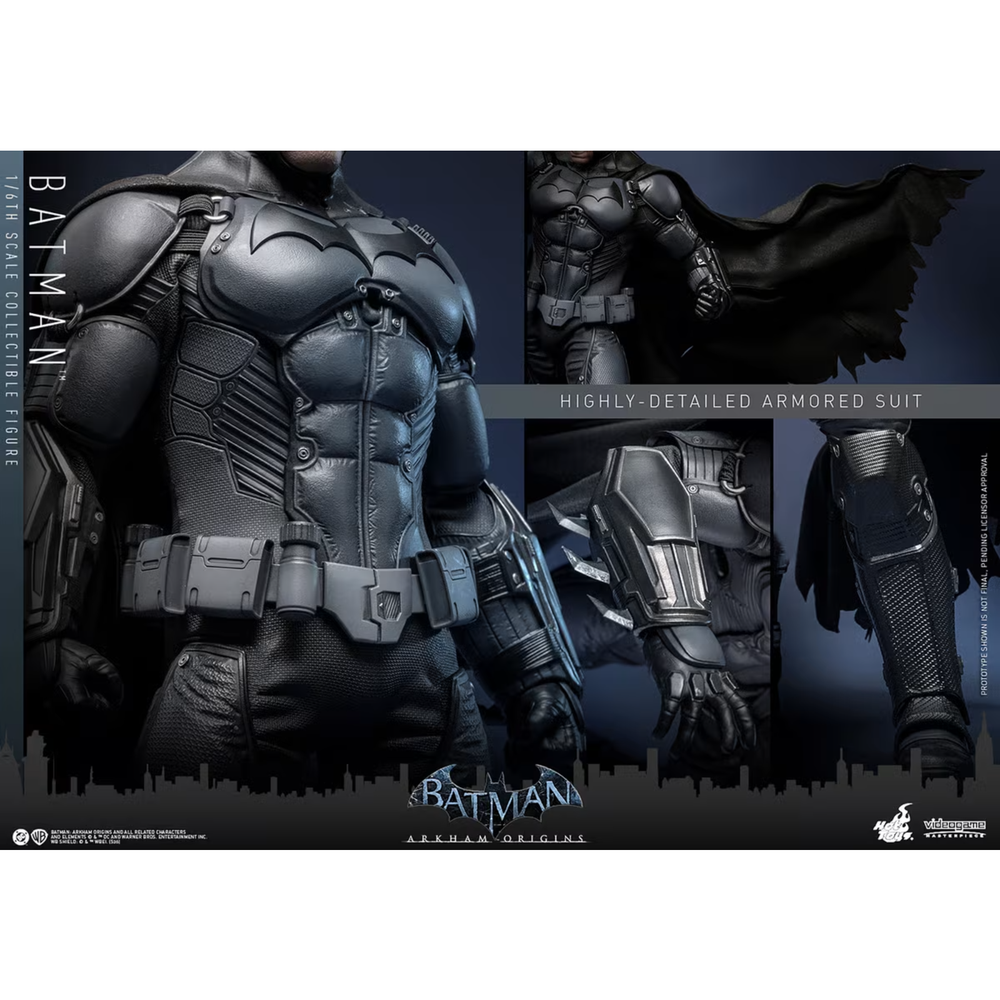 Hot Toys 1/6 Batman - Batman Arkham Origins Figure | Zavvi UK Hot Toys 1/6 Batman - Batman Arkham Origins Figure | Zavvi UK