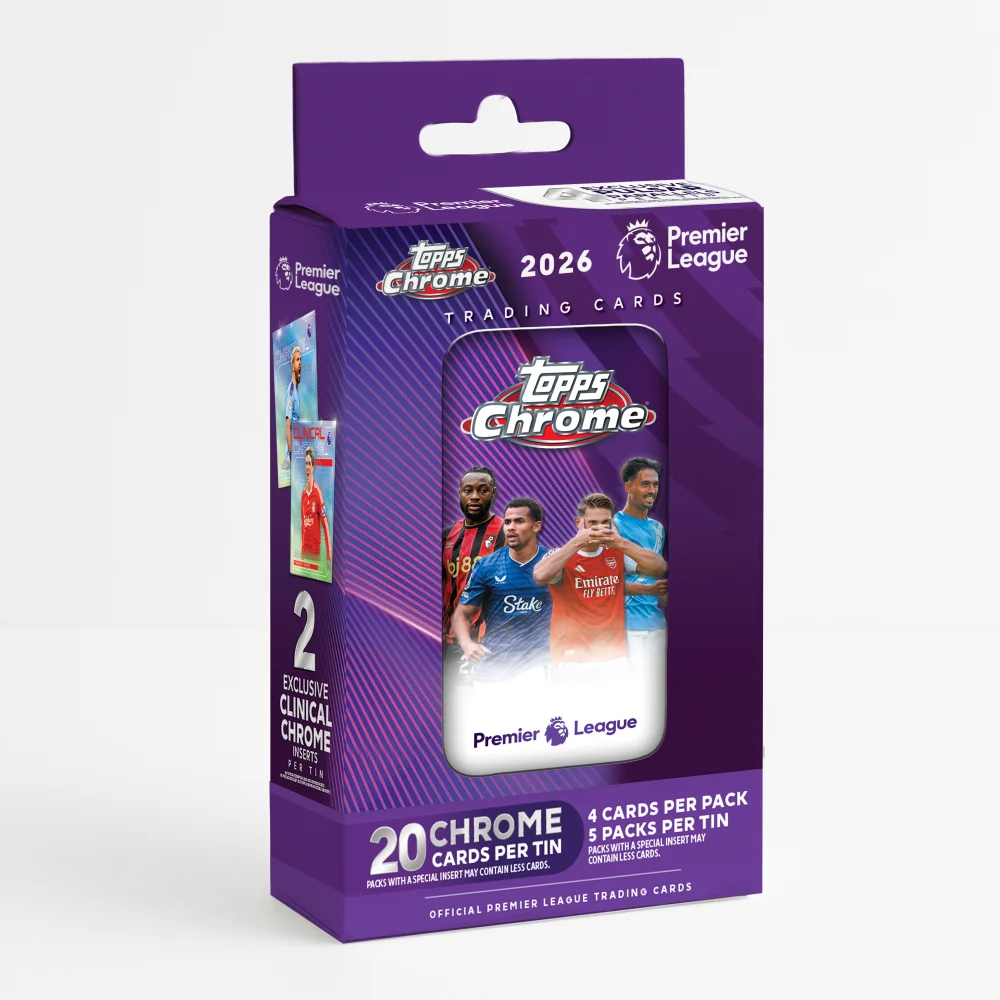 2026 Topps Premier League Chrome Tin Image 1