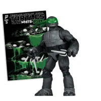 TMNT 5in Figure with Comic – Raphael (Black White & Green Variant)