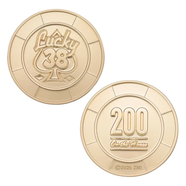 Fallout: New Vegas - Lucky 38 Imitation Gold Casino Set