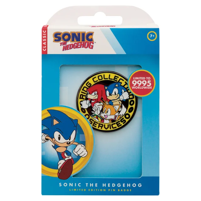 Sonic The Hedgehog – Sonic, Tails, and Knuckles Pin Badge