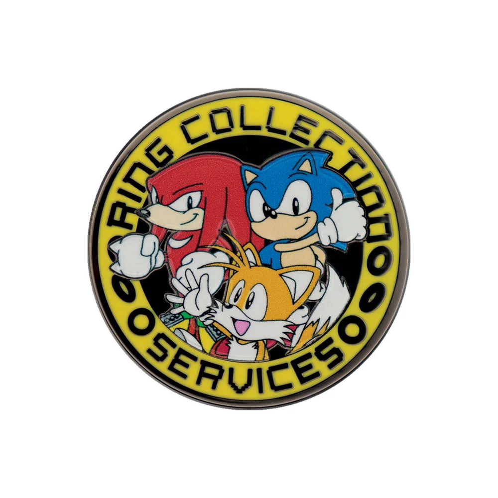 Sonic The Hedgehog – Sonic, Tails, and Knuckles Pin Badge Image 1