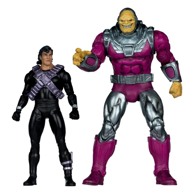 McFarlane DC Multiverse Mongul Vs Kryptonian Suit Superman Megafig 2 Pack 7" Action Figure