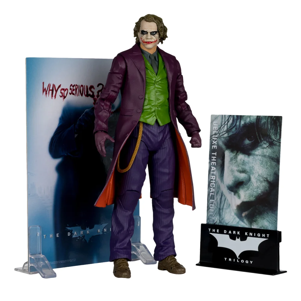 DC Multiverse The Joker (The Dark Knight) 7in Action Figure (Deluxe Theatrical Edition) McFarlane Toys Image 1