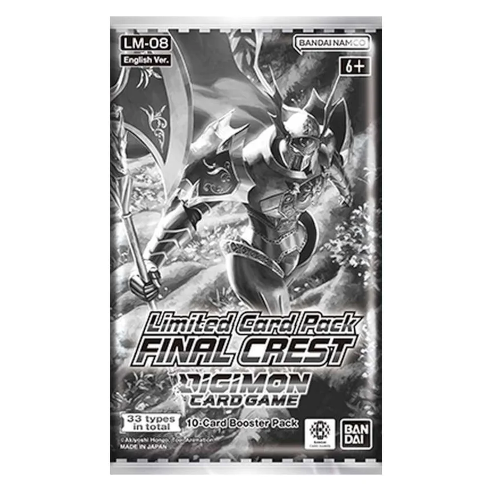 Digimon Card Game: Limited Card Pack Final Crest (LM-08) (6 Packs) Image 1