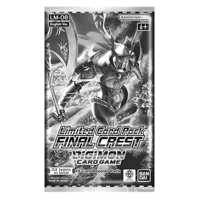 Digimon Card Game: Limited Card Pack Final Crest (LM-08) (6 Packs)