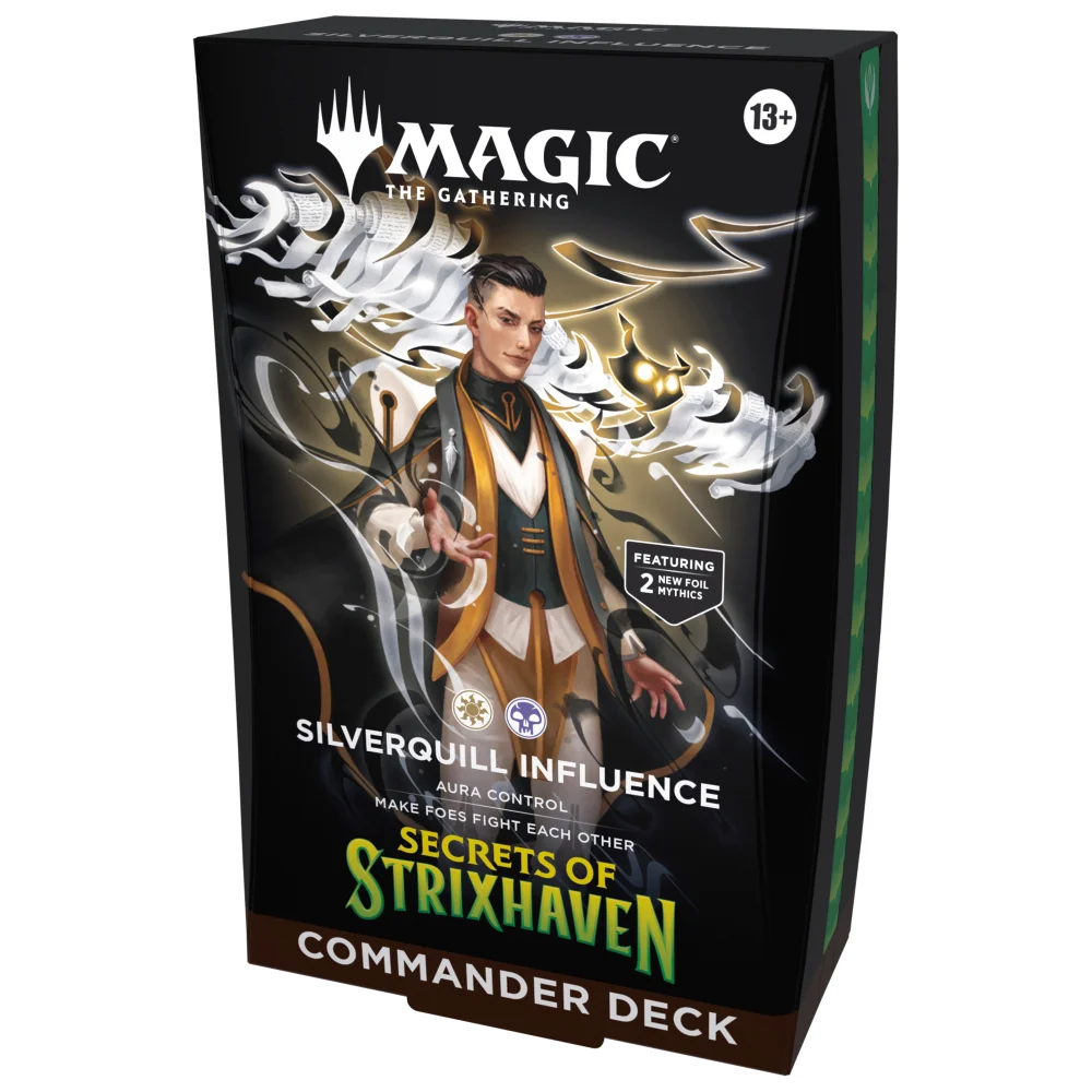 Magic: The Gathering Secrets of Strixhaven Commander Deck - Silverquill Influence Image 1