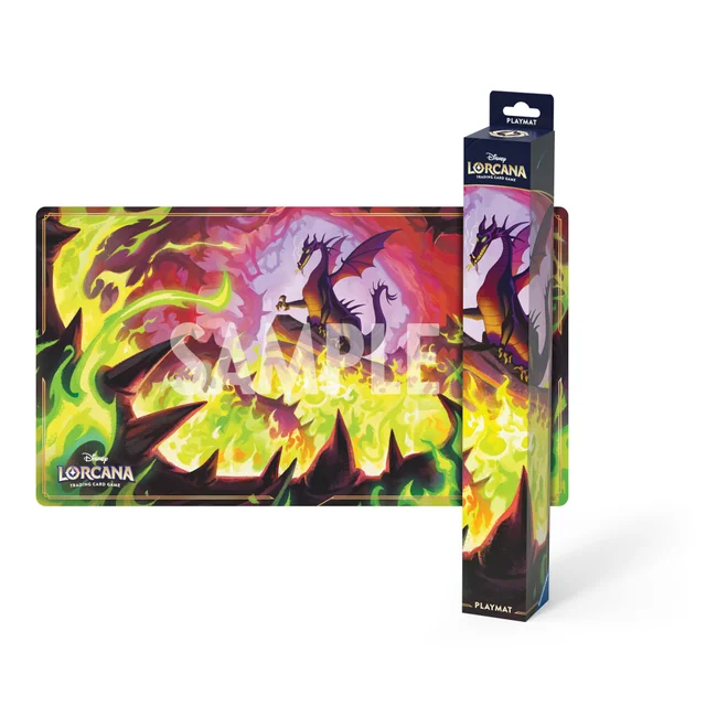 Disney Lorcana Trading Card Game Dragon Fire Playmat