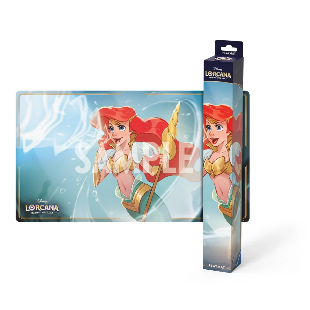 Disney Lorcana Trading Card Game Ariel Playmat Image 1