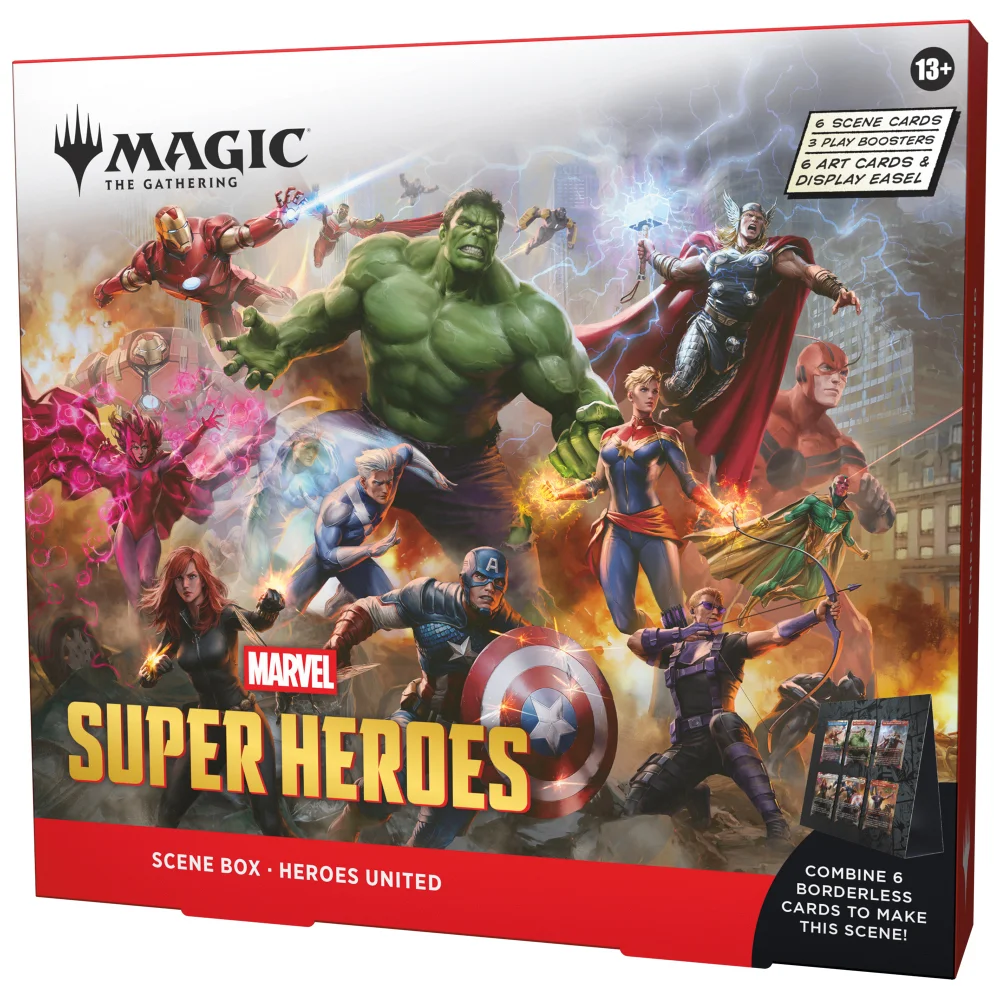 Magic: The Gathering Marvel Super Heroes Scene Box - Heroes United Image 1