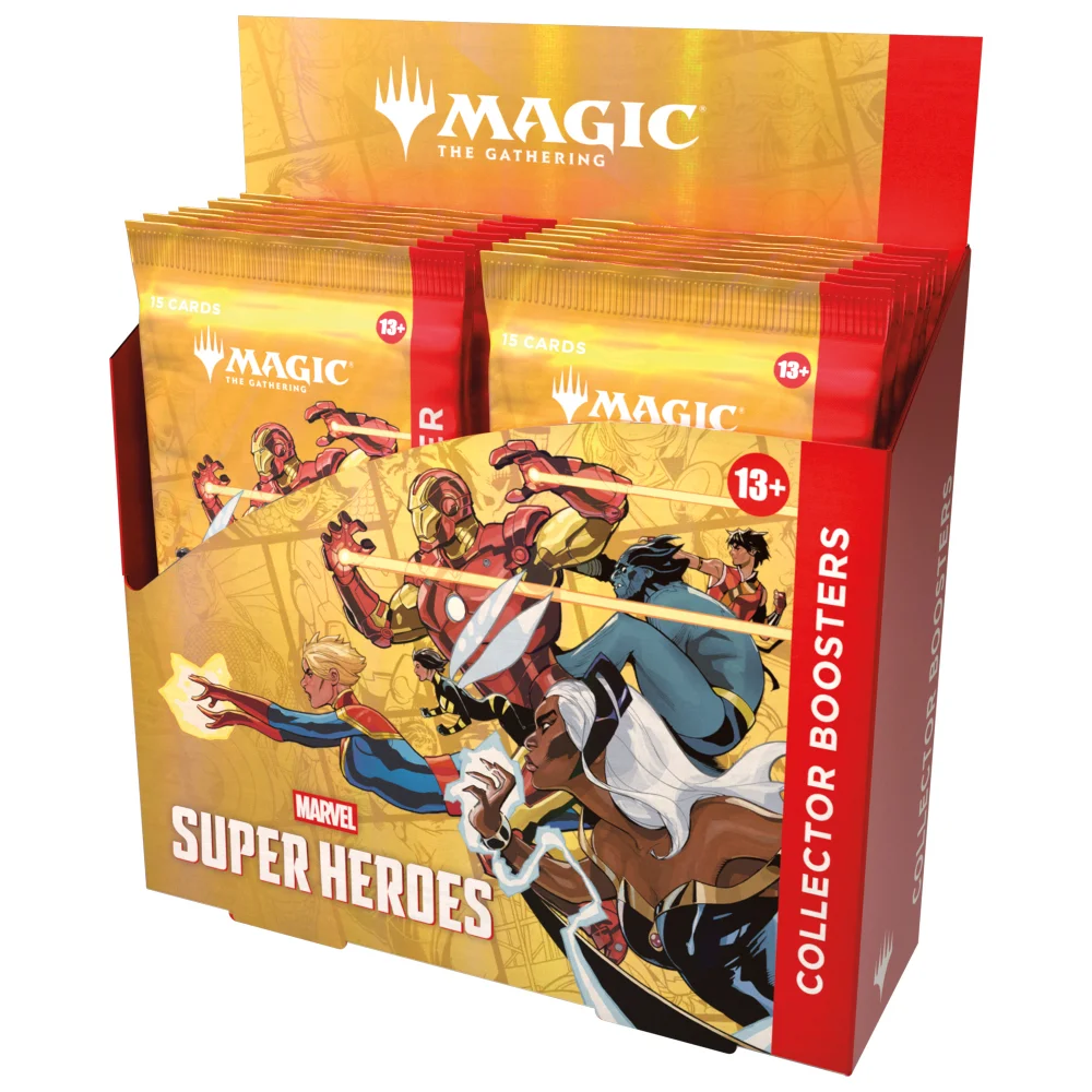 Magic: The Gathering Marvel Super Heroes Collector Booster Box (12 Packs) Image 1