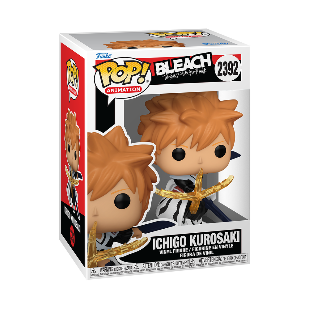 Bleach Thousand Year Blood War Funko POP! Ichigo Kurosaki Vinyl Figure Image 1