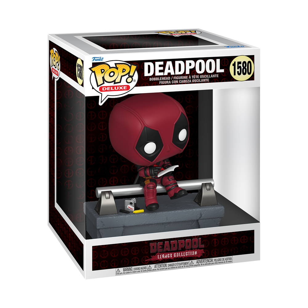 Deadpool Funko POP! Deadpool on Bridge Deluxe Vinyl Figure Image 1