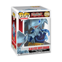 Yu-Gi-Oh Funko POP! Blue Eyes White Dragon Card Premium Vinyl Figure