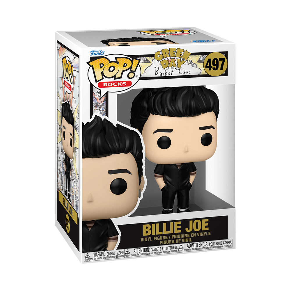 Green Day Funko POP! Billie Joe Armstrong Basket Case Vinyl Figure Image 1