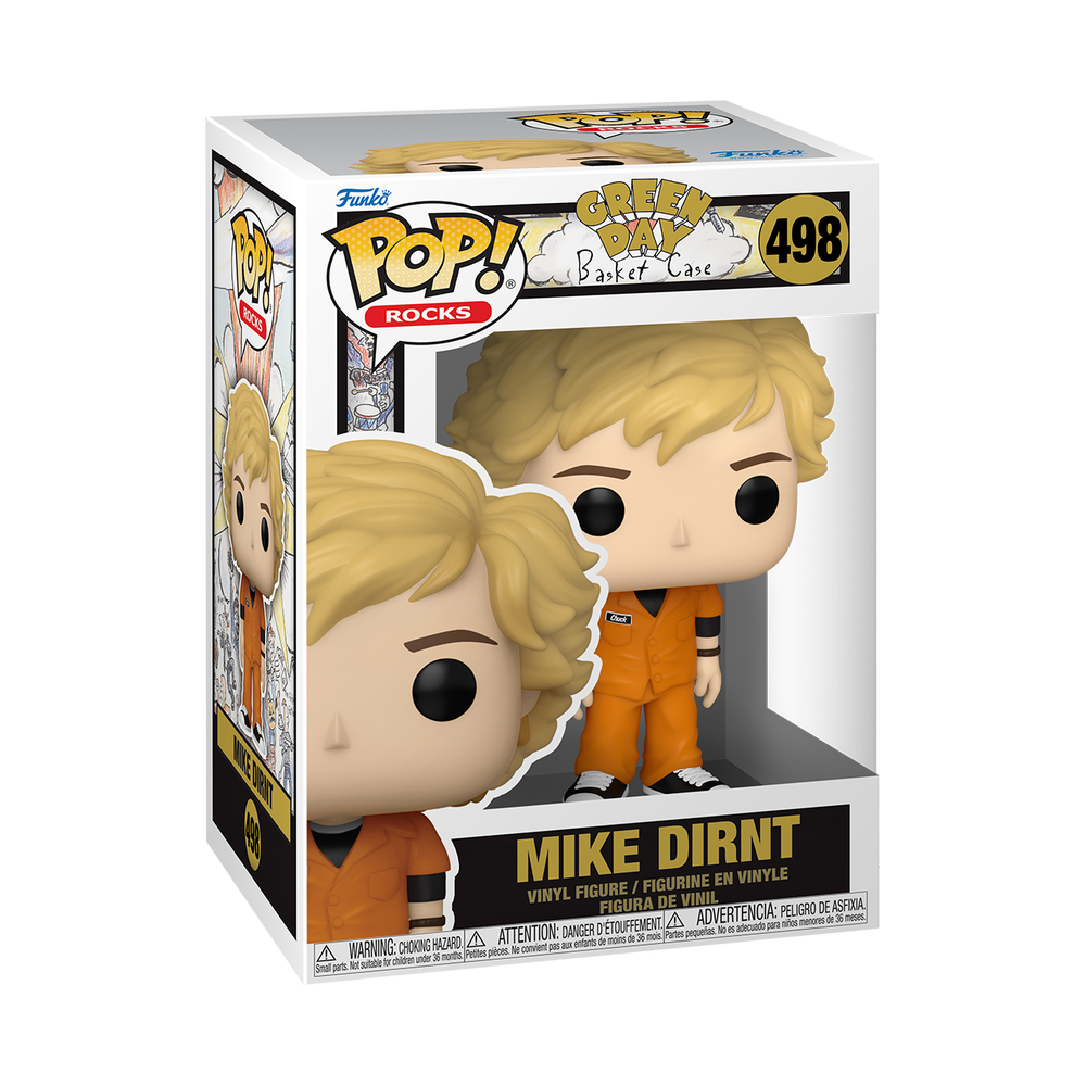 Green Day Funko POP! Mike Dirnt Basket Case Vinyl Figure Image 1