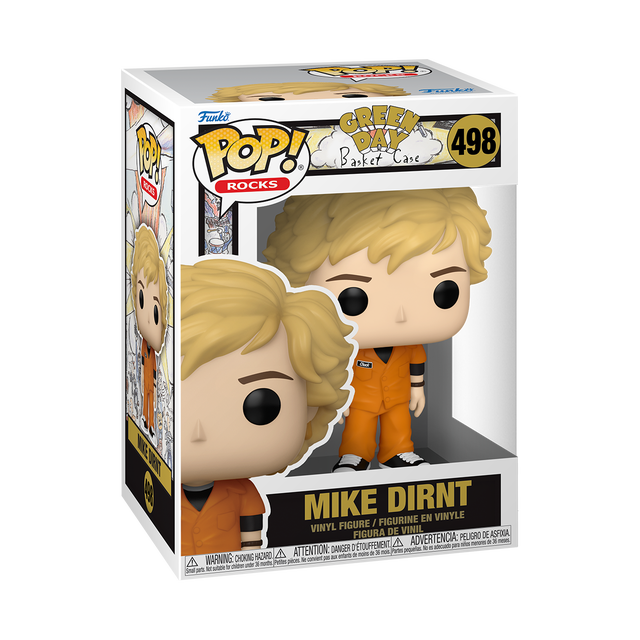 Green Day Funko POP! Mike Dirnt Basket Case Vinyl Figure