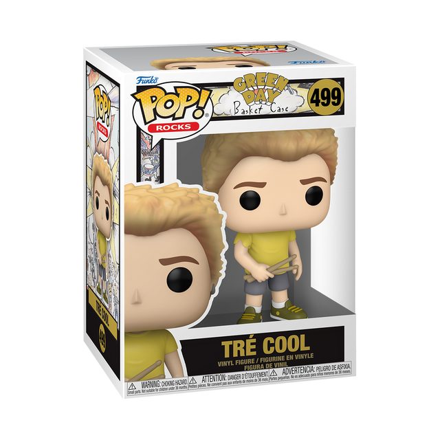 Green Day Funko POP! Tré Cool Basket Case Vinyl Figure